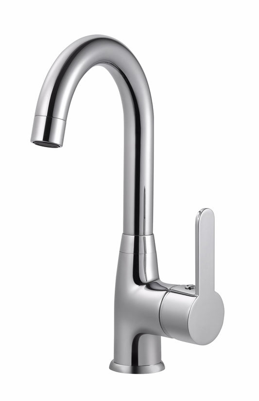 ברז לאמבטיה ברבור קצר קליר פיה מסתובבת - חמת