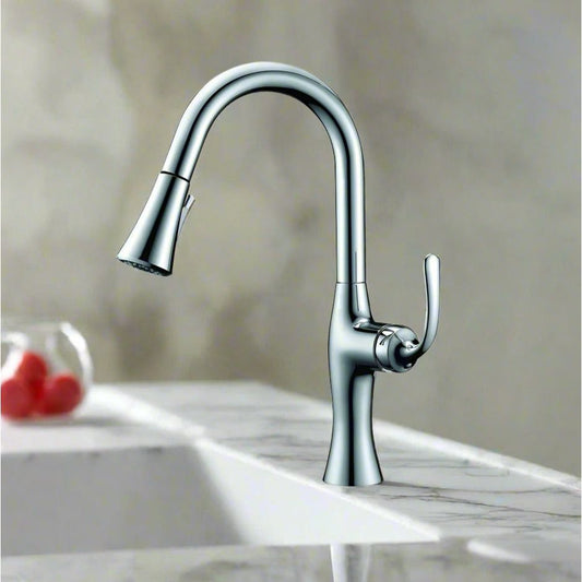 ברז מטבח נשלף P.D K9 כרום