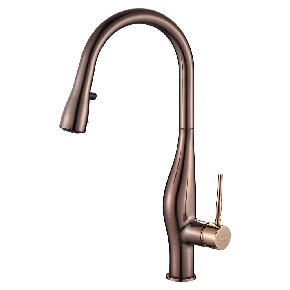 ברז מטבח נשלף מעיין נחושת