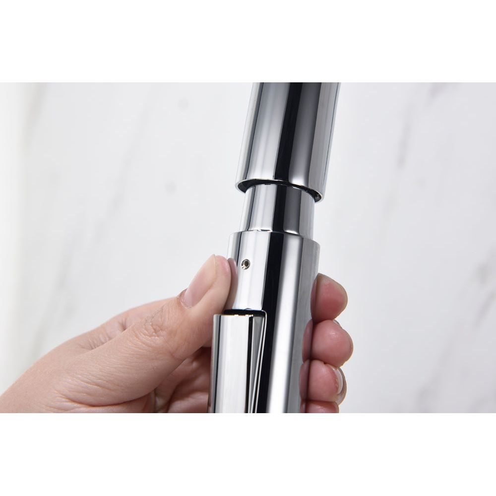 ברז מטבח נשלף גראנדה כרום