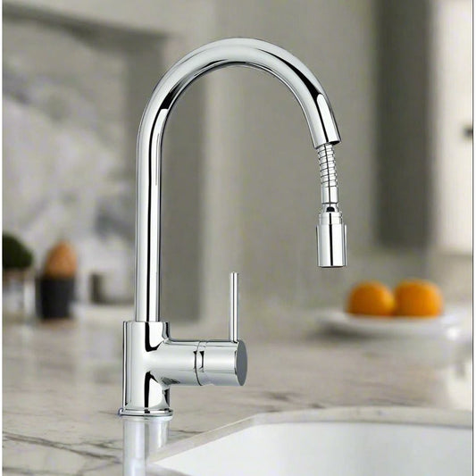 ברז מטבח נשלף כרום