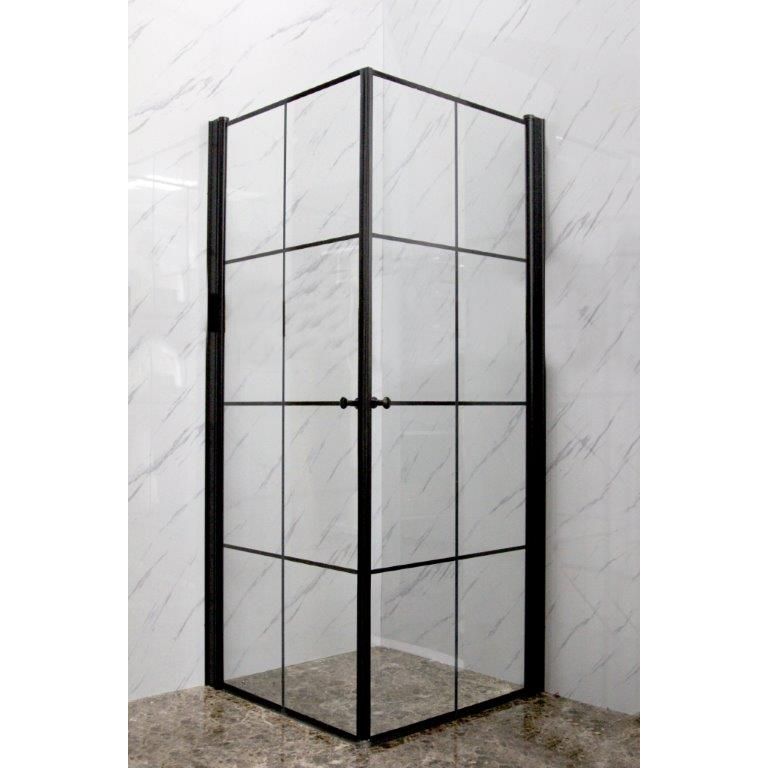 מקלחון IN OUT דגם 405 ריבועים שחורים 79–76 ס"מ