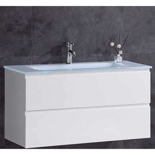 ארון אמבטיה תלוי טנריפה לבן 121 ס"מ