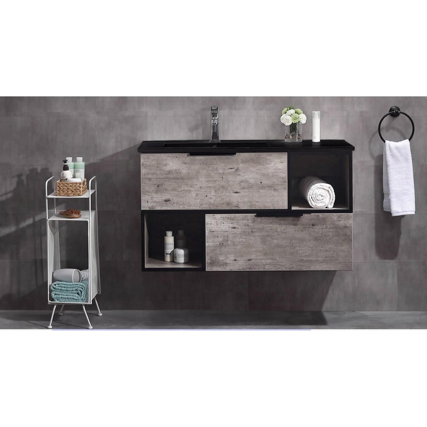 ארון אמבטיה תלוי פאלרמו 101 ס"מ בצבע טבעי