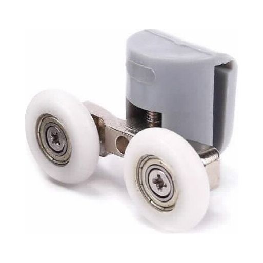 גלגל עליון למקלחון כפול לבן