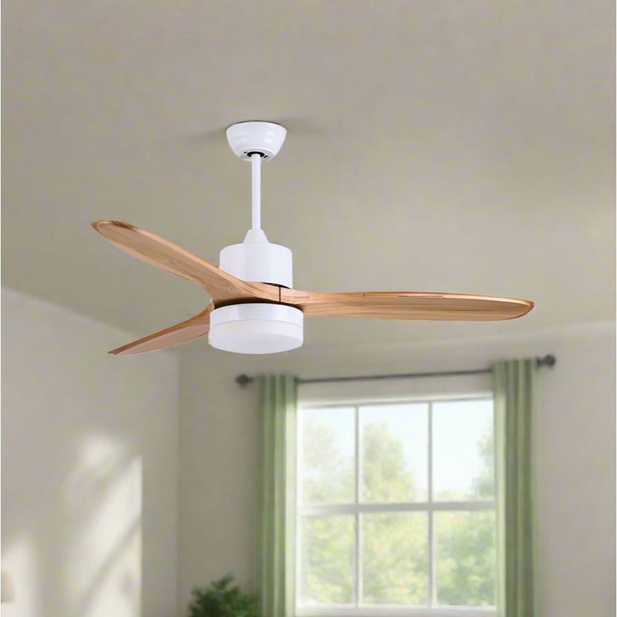 מאוורר תקרה עם שלט 3 כנפיים ענתיק "48 בגוון לבן