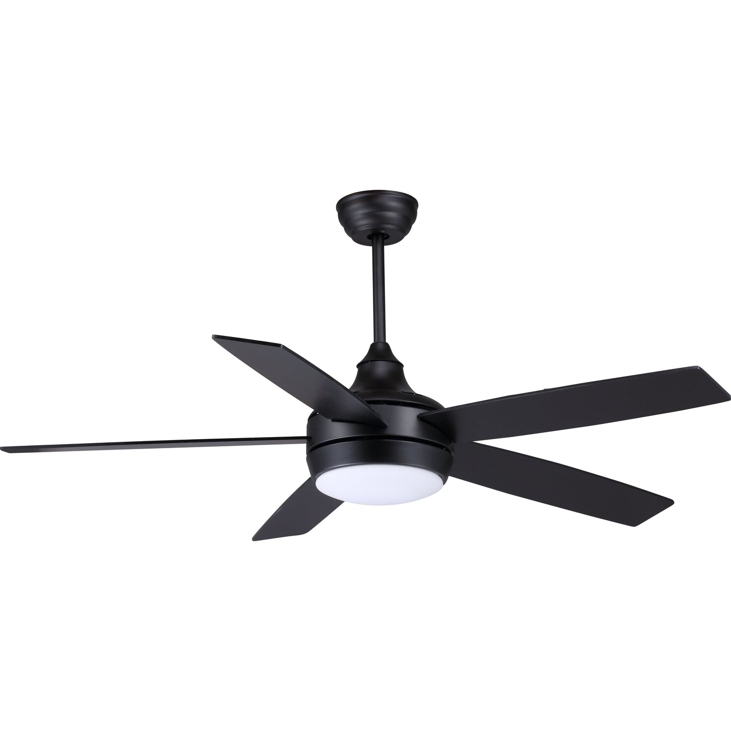 מאוורר תקרה מודרני עם שלט 5 כנפיים "52 שחור