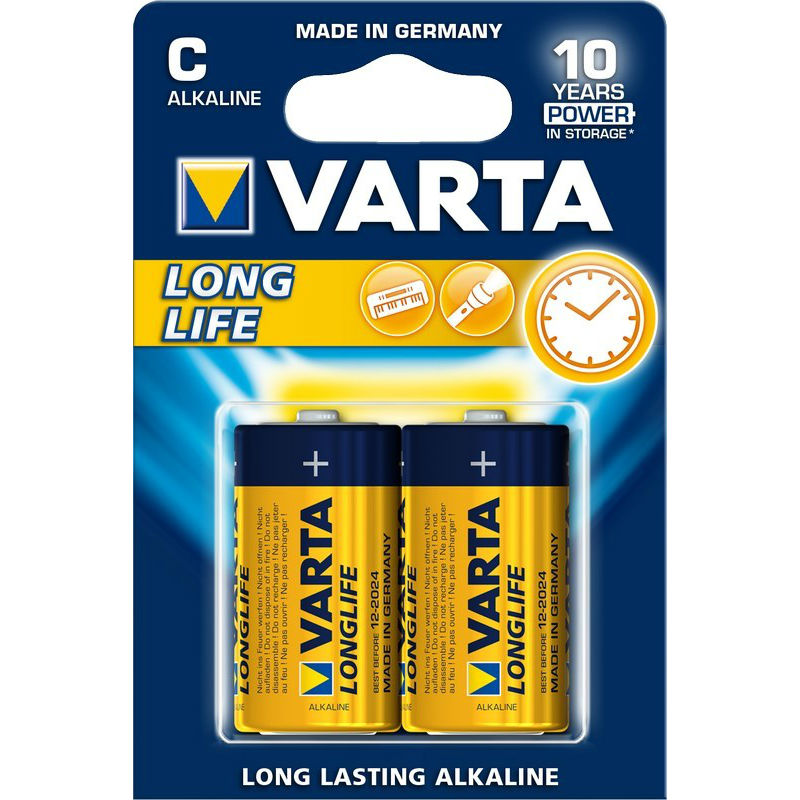 2 יחידות סוללות VARTA LONGLIFE © 2P