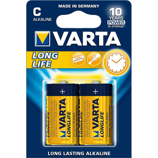 2 יחידות סוללות VARTA LONGLIFE  © 2P