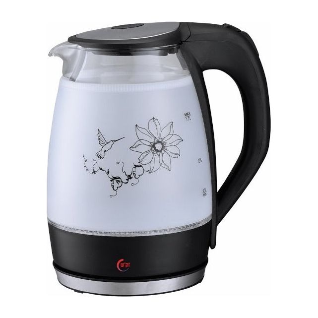 קומקום חשמלי שחור 1.7 ליטר "אלה" דגם EF-748F זק"ש