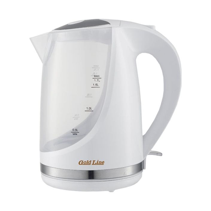 קומקום חשמלי לבן נשלף 1.7 ליטר דגם ATL-2707W של GOLD LINE