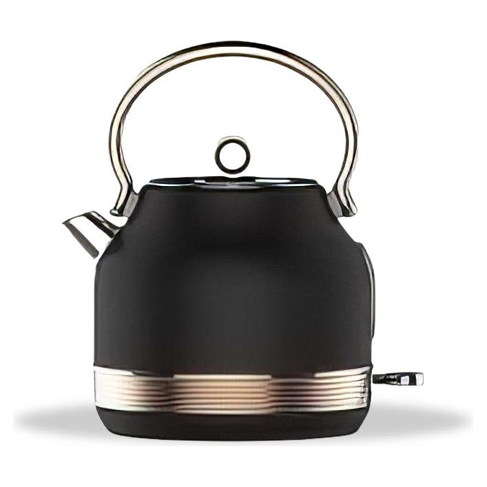 קומקום חשמלי שחור וינטג' GOLD LINE מסדרת SALVADOR