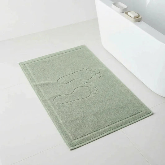 מגבת רצפה 50/80 סמ Steps ירוק, Bathroom , Clear Sunny Day.