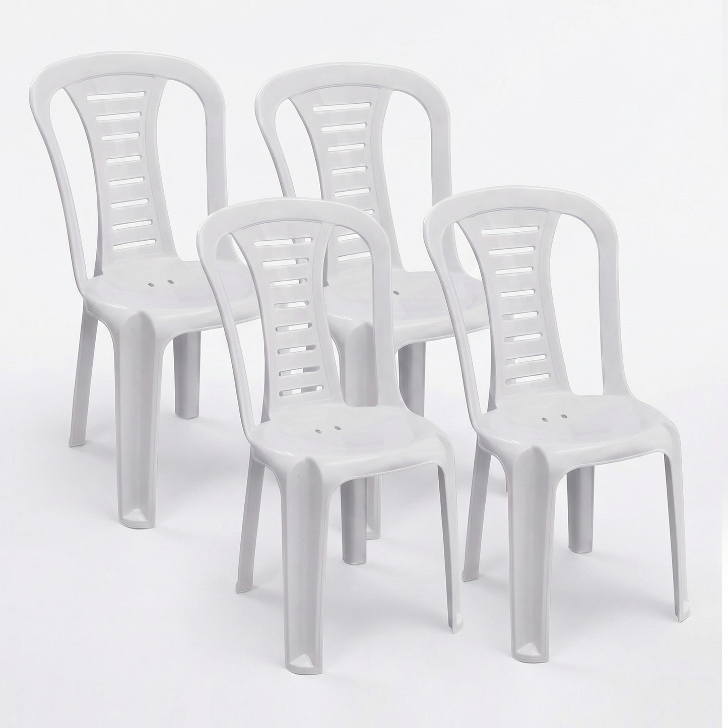 4 כסאות פלסטיק דגם קלאבר