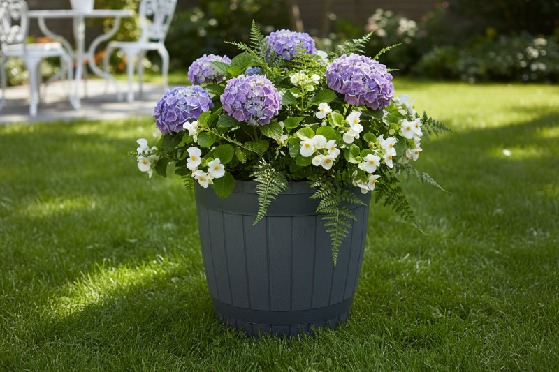 אדנית דמוי חבית 8.9 ליטר