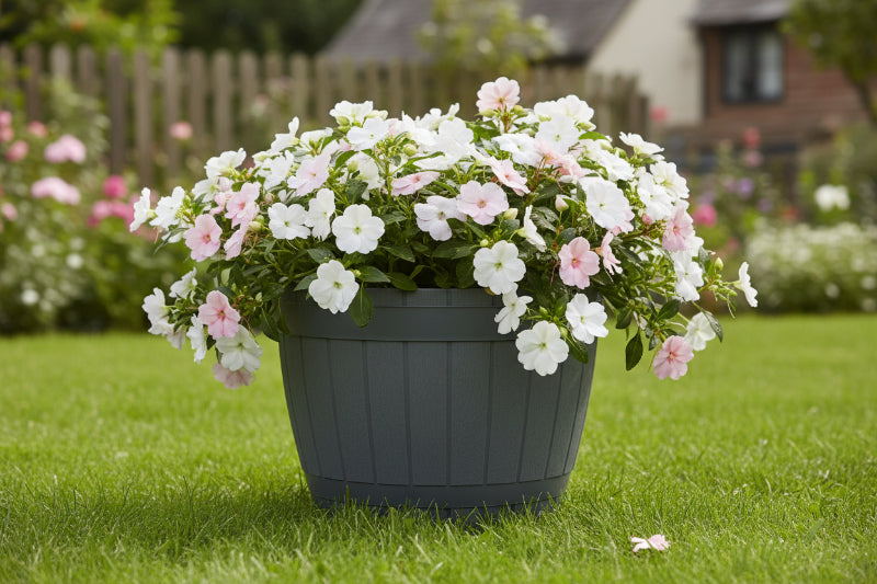 אדנית דמוי חבית 16.9 ליטר