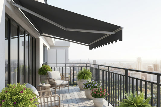 סוכך זרועות ידני אפור