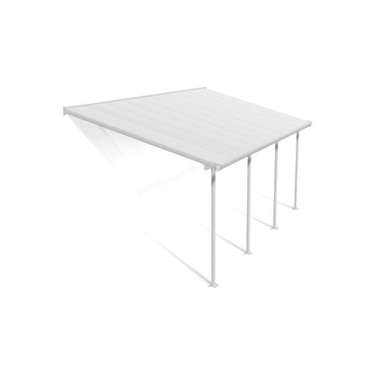 פרגולה אלומיניום Feria לבנה 3X6.1 מבית פלרם - Canopia 702725
