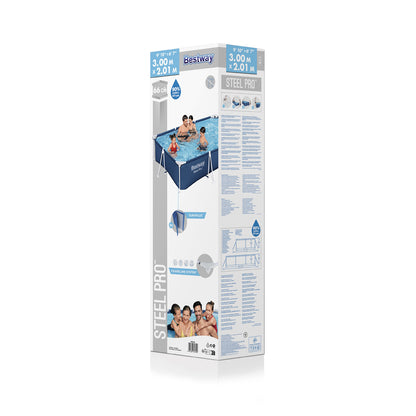 בריכה ביתית Bestway מלבנית 200*300 ס"מ - יבואן רשמי דגם 56404