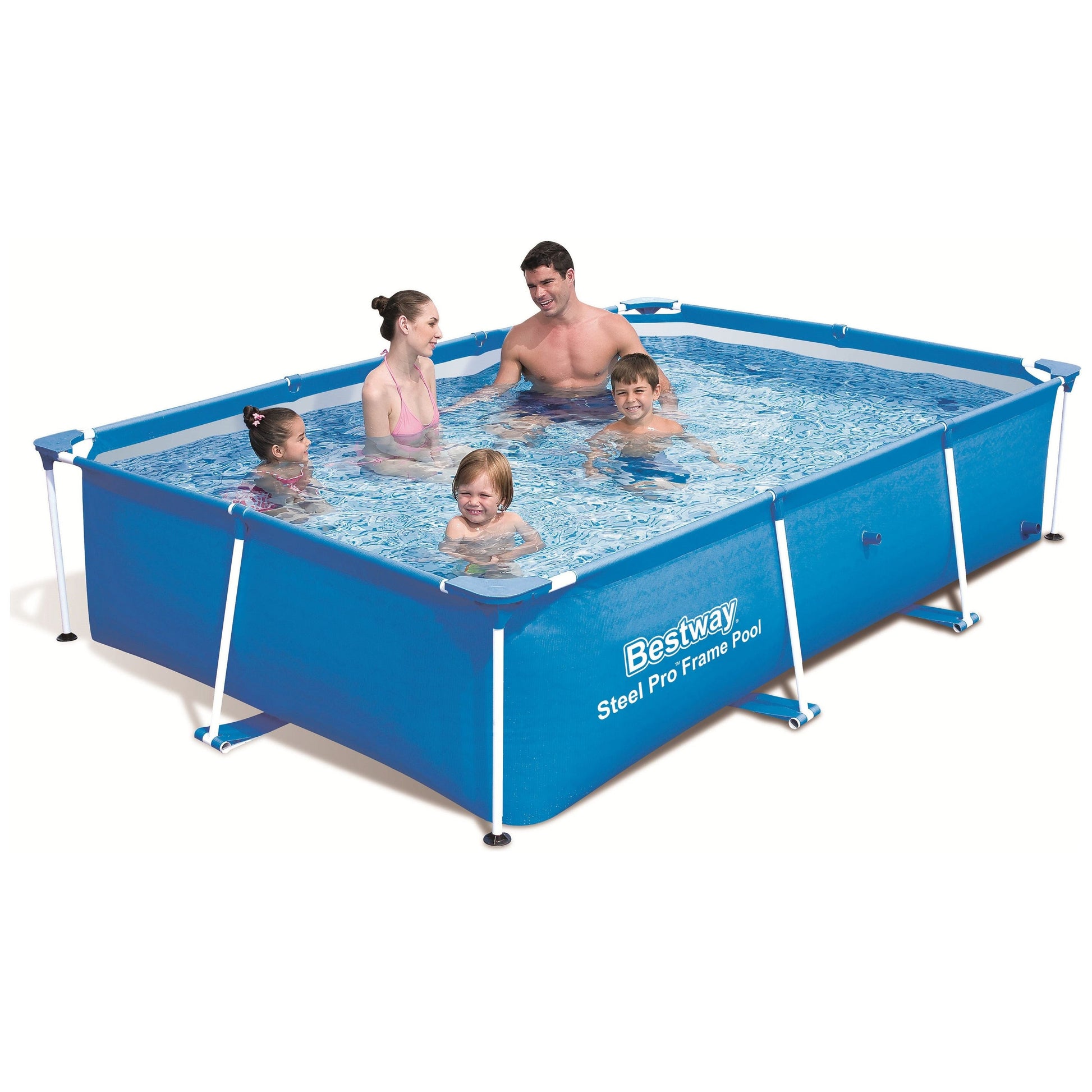 בריכה ביתית Bestway מלבנית 61*1.70*2.59 - יבואן רשמי דגם 56403