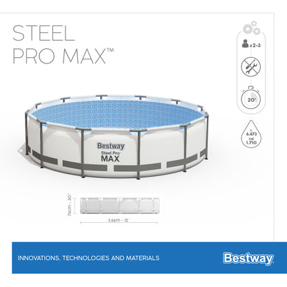 בריכה ביתית עגולה 76*366 ס"מ דגם 56416 Bestway
