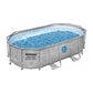 בריכה ביתית אובלית 427*250*100 ס"מ - יבואן רשמי Bestway  דגם 56714