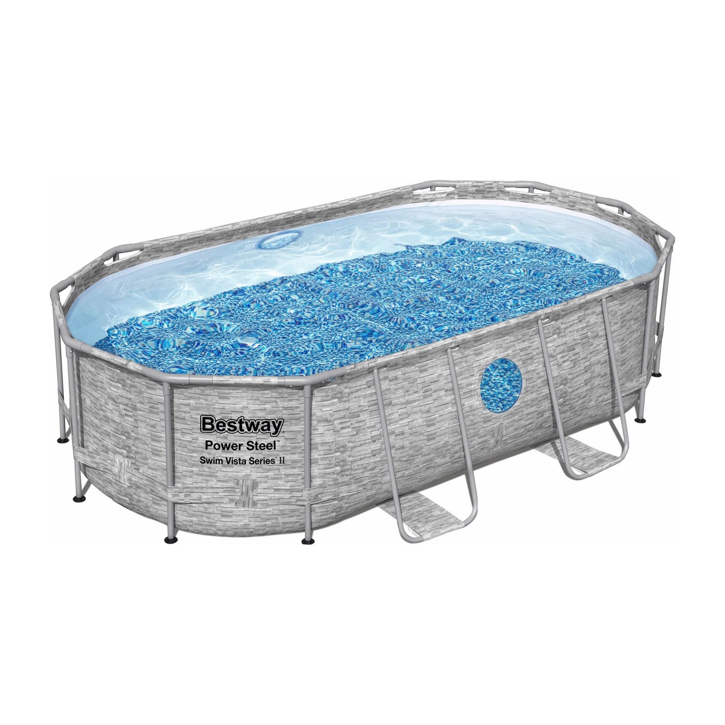 בריכה ביתית אובלית 427*250*100 ס"מ - יבואן רשמי Bestway  דגם 56714