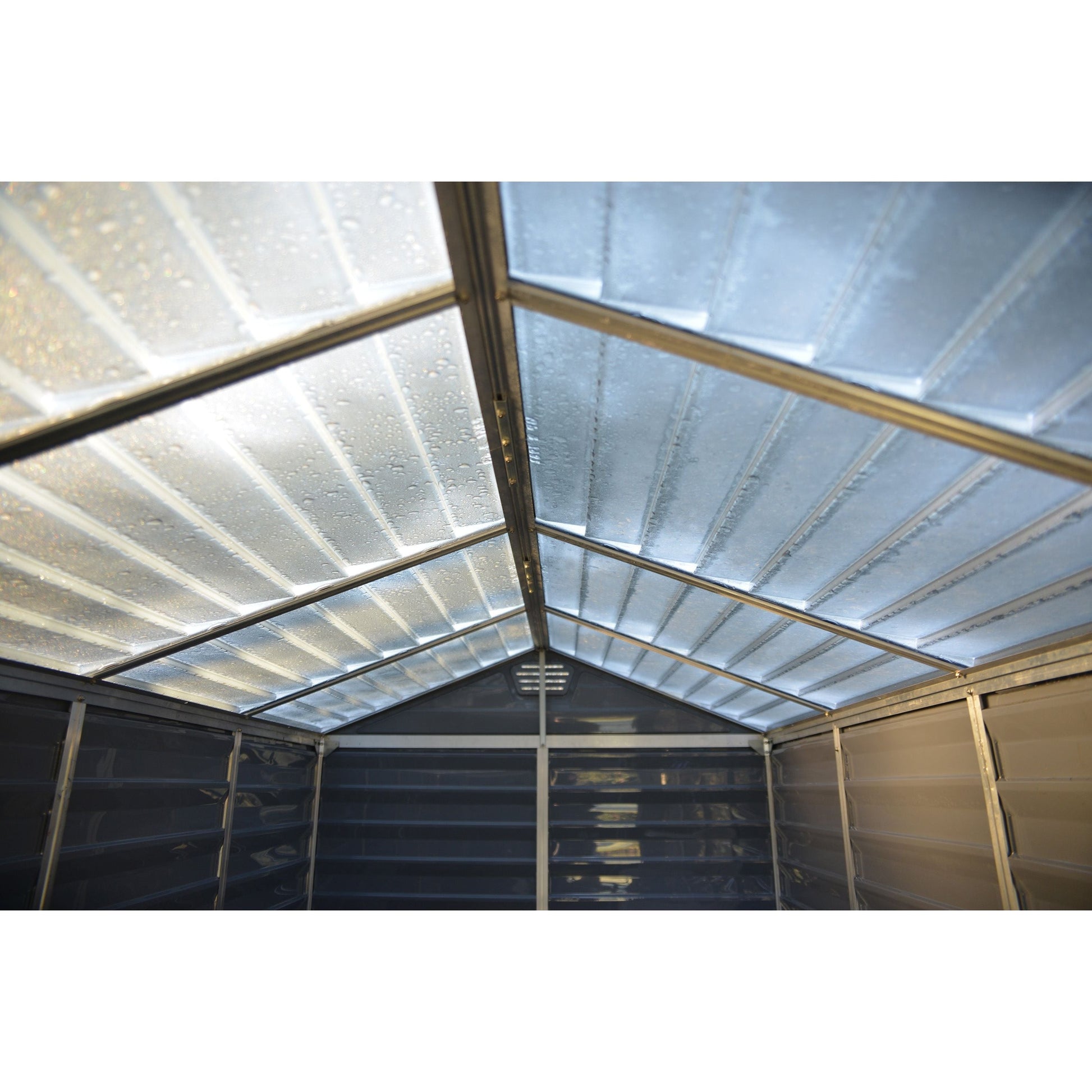 מחסן גינה Skylight אפור1.9 X1.5 מבית פלרם - Canopia