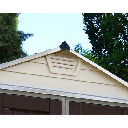מחסן גינה Skylight קרם 1.9X0.9 מבית פלרם - Canopia
