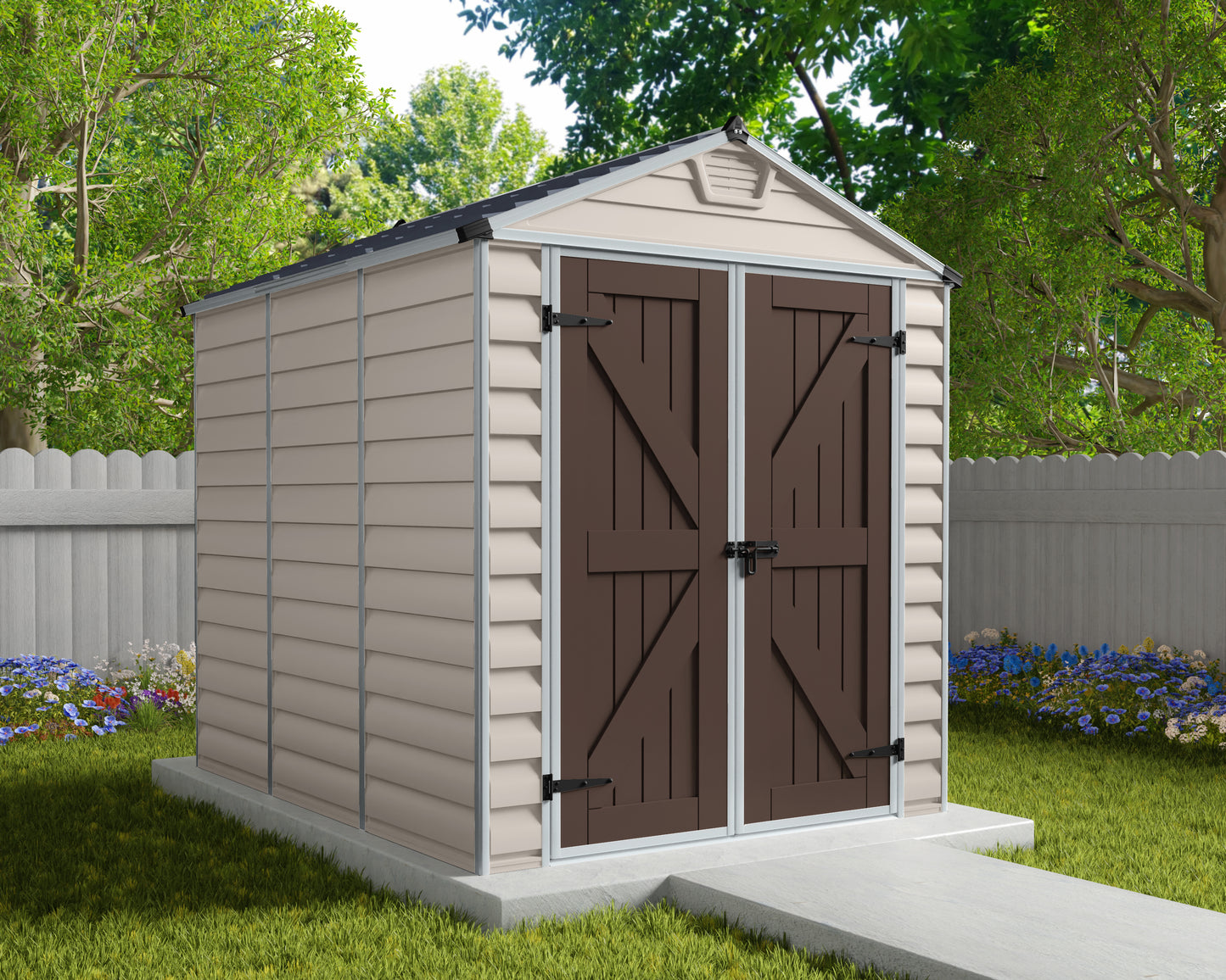 מחסן גינה Skylight קרם 1.9X2.3 מבית פלרם - Canopia