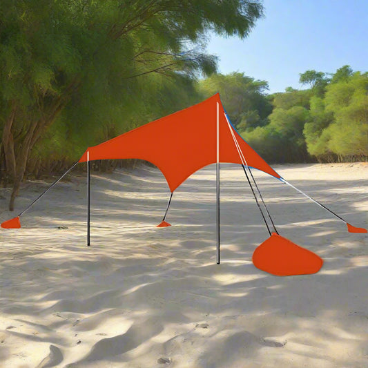 ציליה לים דגם פמילי 280*240- כתום כהה