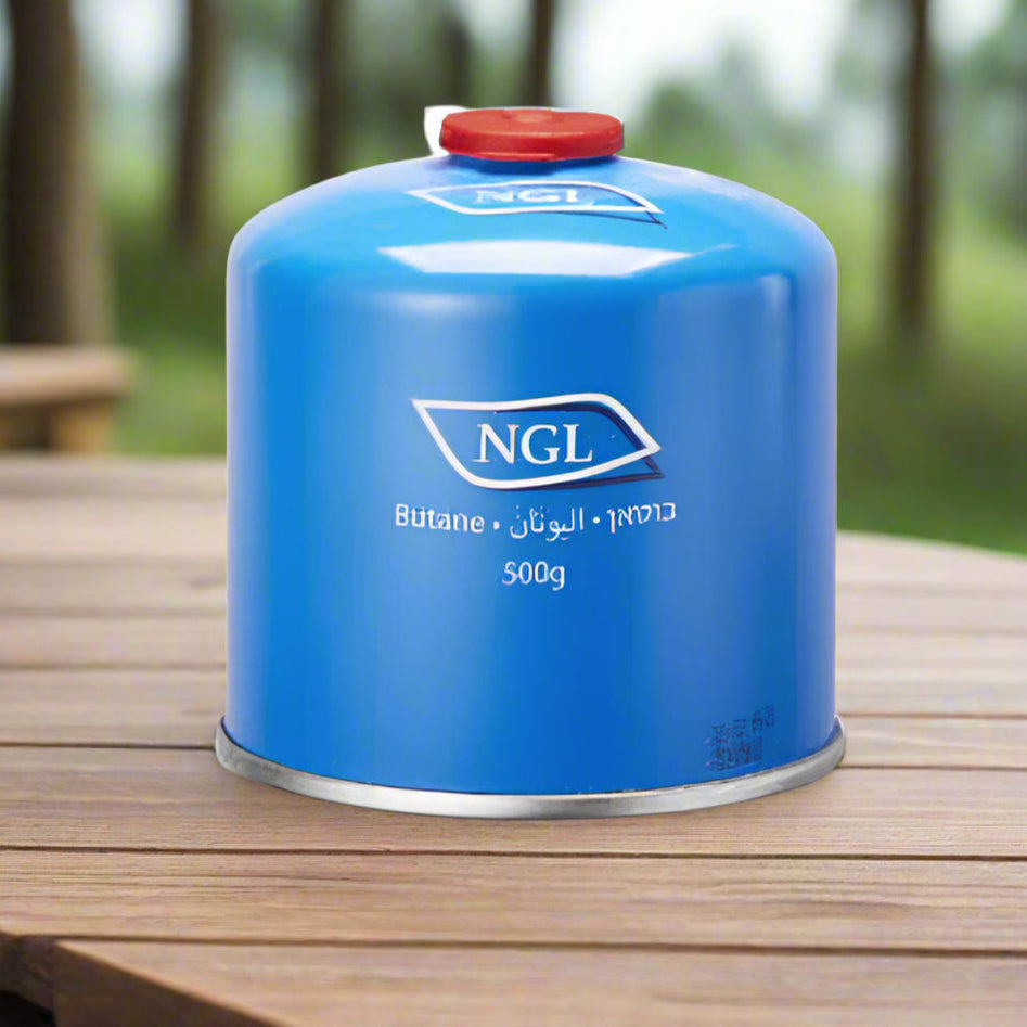 מיכל גז הברגה חד פעמי + שסתום 500 גרם – איסוף עצמי בלבד !