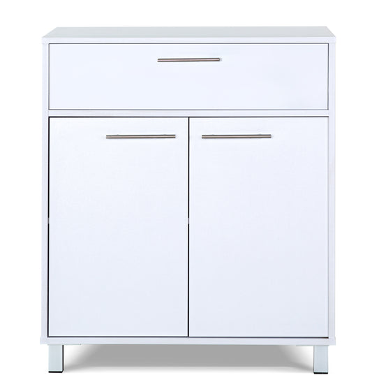 שידה 2 דלתות ומגירה לבן דגם 386