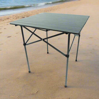 COMPACT TABLE שולחן אלומיניום מתקפל 70*70