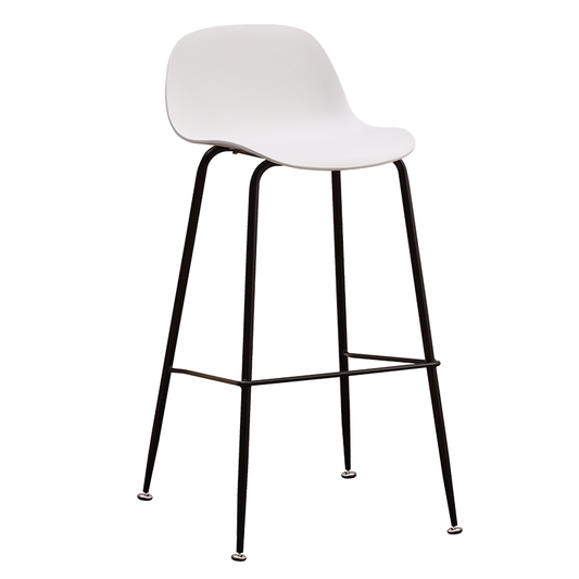כיסא בר מעוצב, דגם אורי לבן