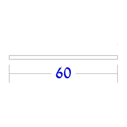 מדף 60 ס"מ לחדר ארונות עץ מולבן