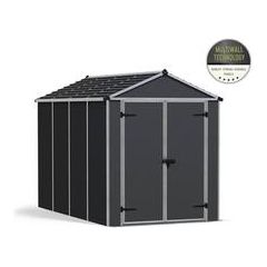 מחסן גינה Rubicon אפור כהה 1.9X3 מבית פלרם - Canopia