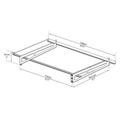 גגון Bremen אפור שקוף 0.9X1.5 עיצוב מודרני מבית פלרם - Canopia