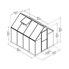 חממה ביתית 1.9X2.5 Mythos מבית פלרם - Canopia