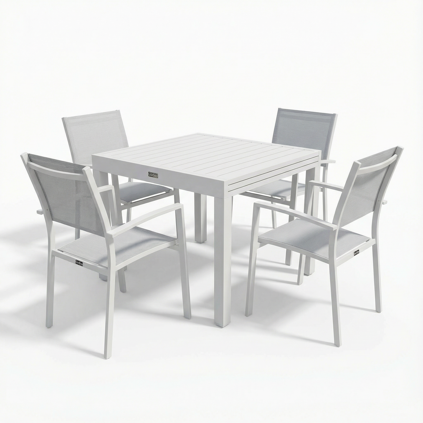 פינת אוכל אולימפוס שולחן 90*90 ס"מ + 4 כסאות