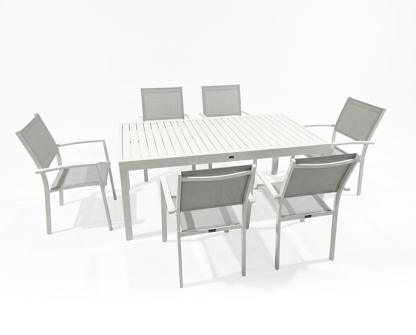 פינת אוכל אולימפוס שולחן 100*200 ס"מ + 6 כסאות