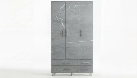 ארון בגדים מיטל 3 דל ת.רחבה 2 מג שיש