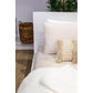 מיטה זוגית מעוצבת דגם דר 160*200 צבע מולבן ללא מזרן