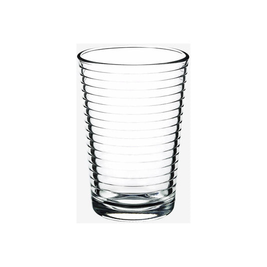 סט 6 כוסות שופ זכוכית פסים 200 מ ל  DORO