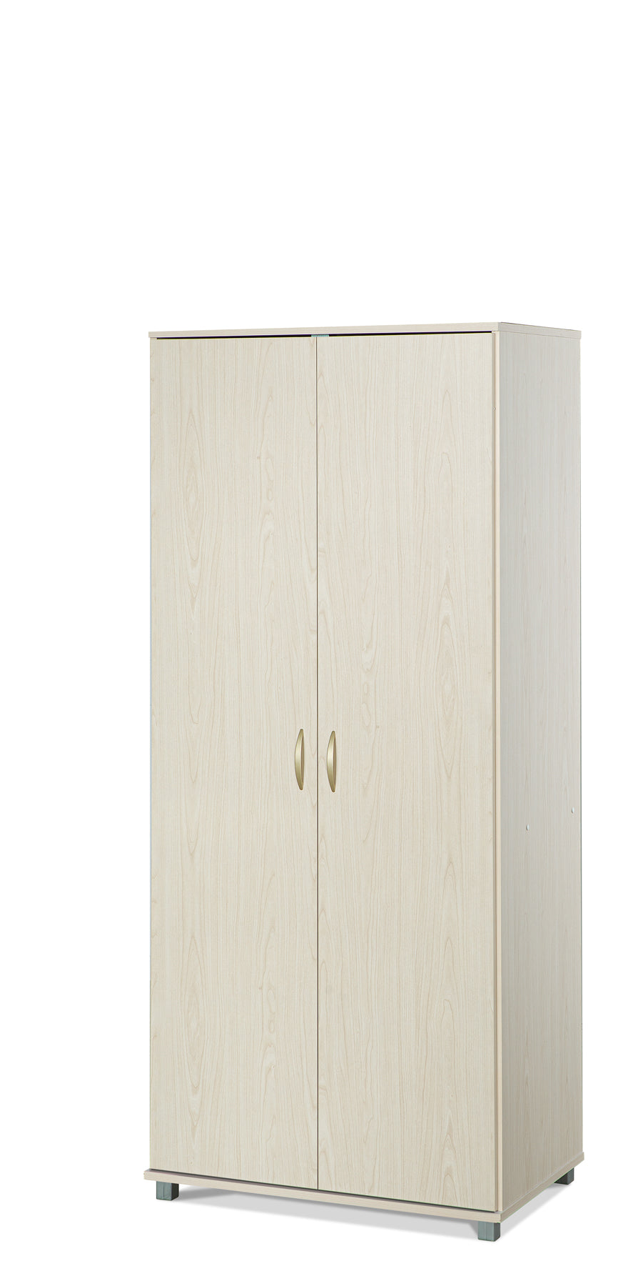 ארון 2 דלתות מדפים ותליה 
צבע מייפל מולבן