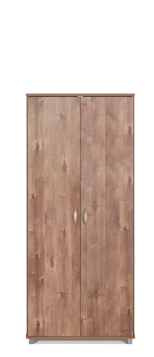 ארון 2 דלתות מדפים ותליה 
צבע שיטה