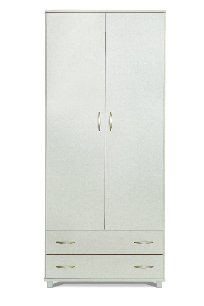 ארון  2 דלתות + שתי מגירות צבע פשתן