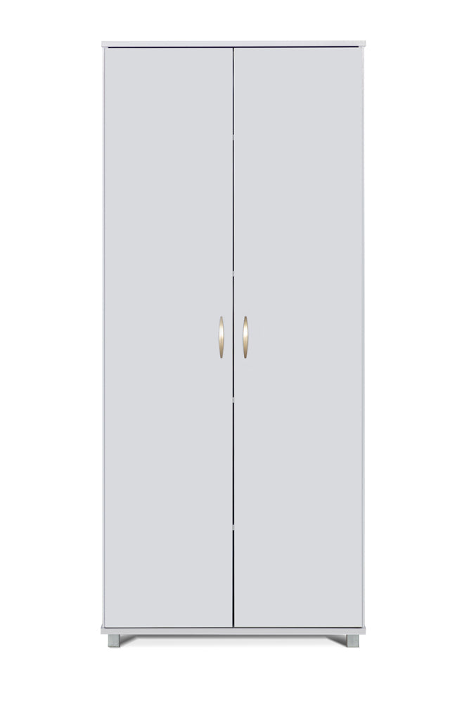 ארון 2 דלתות מדפים 
צבע לבן