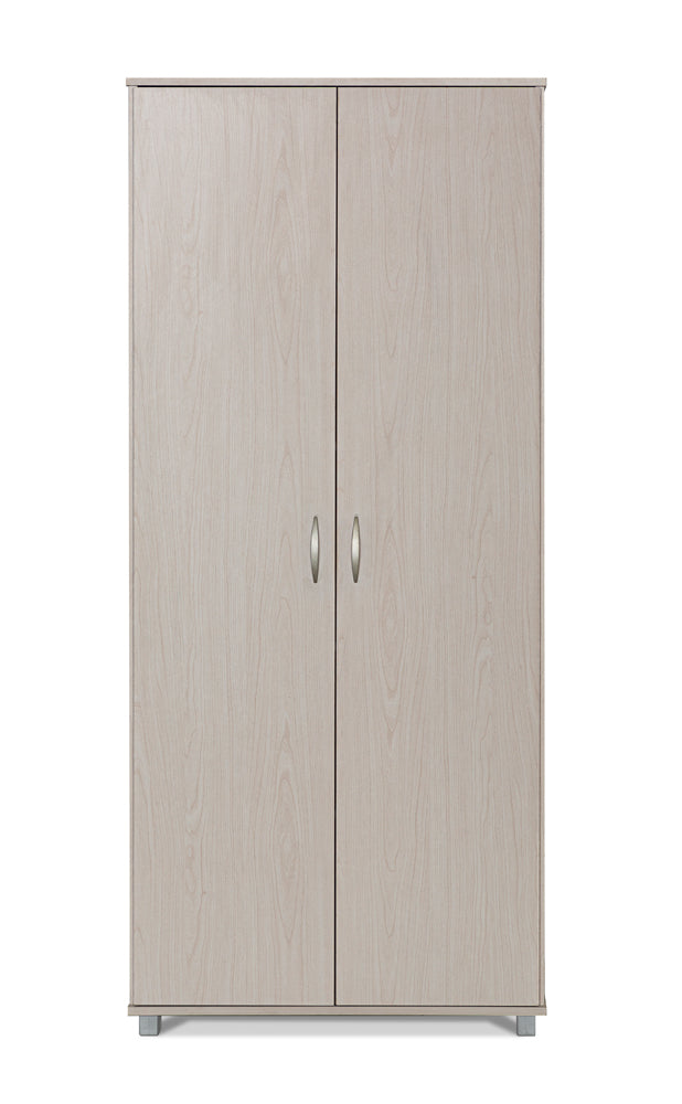 ארון 2 דלתות מדפים צבע מייפל מולבן