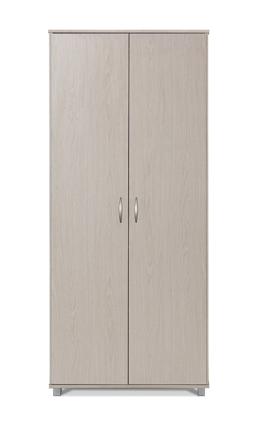 ארון 2 דלתות מדפים צבע מייפל מולבן